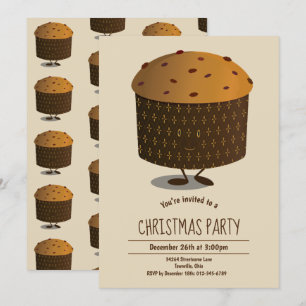 Invitación del partido Navidades de caracteres de 