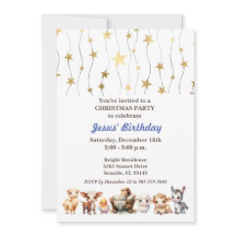 Invitación del partido Navidades de cumpleaños de