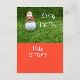 Invitación del partido Navidades de golf con Santa