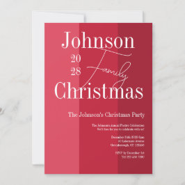 Invitación del partido Navidades de la franja roja