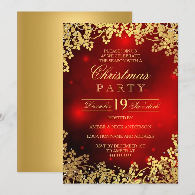 Invitación del partido Navidades de la Guerra de O (Anverso / Reverso)