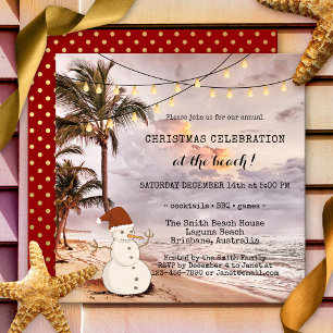 Invitación del partido Navidades de la playa de St