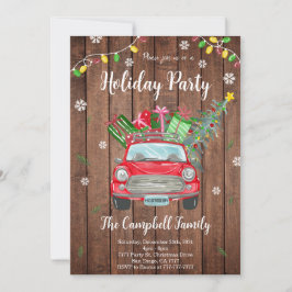 Invitación del partido Navidades de madera