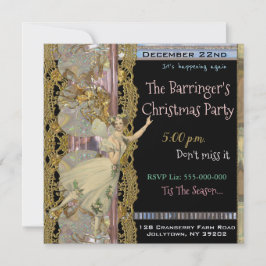 Invitación del partido Navidades de recordatorio d