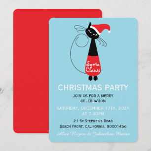 Invitación del partido Navidades de Santa Claw