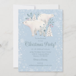 Invitación del partido Navidades del oso polar