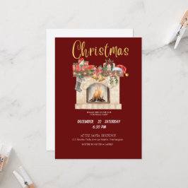 Invitación del partido Navidades editables