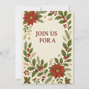 Invitación del partido navidades   Elegante