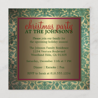 Invitación del partido Navidades familiares