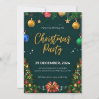 Invitación del partido navidades, Fiesta Navidades