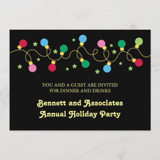Invitación del partido Navidades Luces