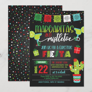 Invitación del partido Navidades Margaritas y Mist