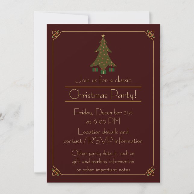 Invitación del partido Navidades Quillado (Anverso)