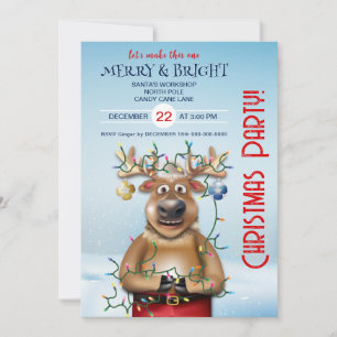 Invitación del partido navidades Renos