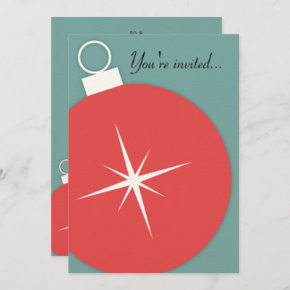 Invitación del partido Navidades retro