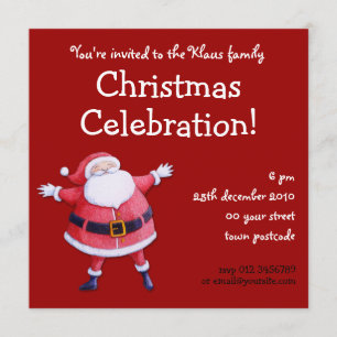 Invitación del partido Navidades rojos de Santa Cl