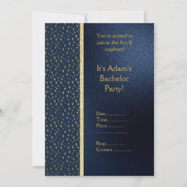 INVITACIÓN DEL PARTIDO NAVY Y GOLD BACHELOR