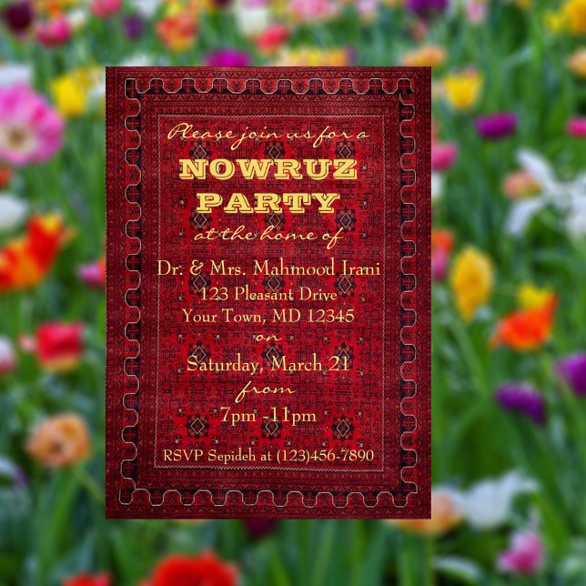Invitación del partido Nowruz (Subido por el creador)