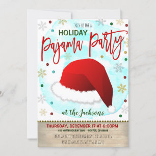 Invitación del Partido Pajama navidades