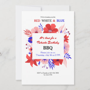 Invitación del Partido Patriótico BBQ