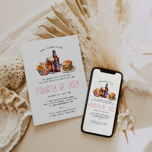 Invitación del partido Patriótico Cuarto de Julio 