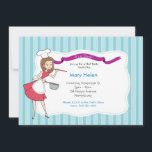 Invitación del partido Personalizado Kids con arte<br><div class="desc">Invitaciones creativas a fiestas infantiles con personajes de dibujos retro de varios estilos. Perfecto para fiestas de cumpleaños,  fiestas temáticos del chef. Estas invitaciones se hacen al orden. Siéntase libre de personalizar el texto.</div>