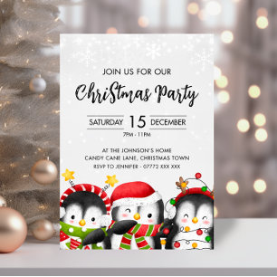 Invitación del partido Pingüino Navidades Cutos