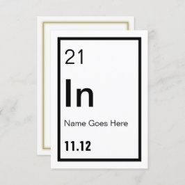 Invitación del Partido Químico del personalizable