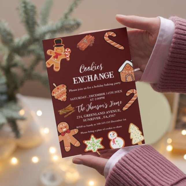 Invitación del partido Red Navidades Cookies Excha (Subido por el creador)