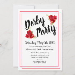 Invitación del partido Red Roses Derby