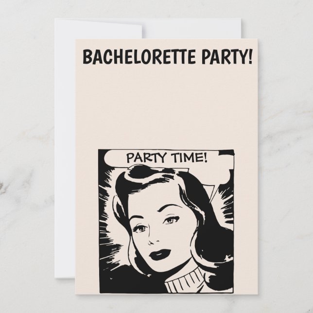 INVITACIÓN DEL PARTIDO RETRO DE LA MUJER BACHELORE (Anverso)