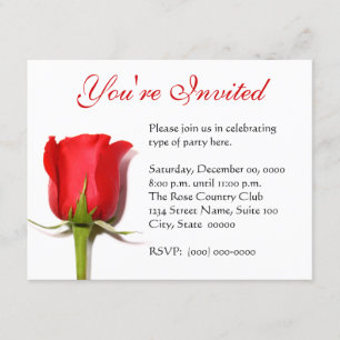Invitación del Partido Rosa Rojo