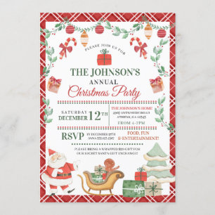 Invitación del partido Santa Navidades