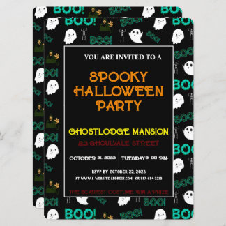 INVITACIÓN DEL PARTIDO SCARY SPOOKY HALLOWEEN