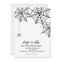 INVITACIÓN DEL PARTIDO SPIDER HALLOWEEN