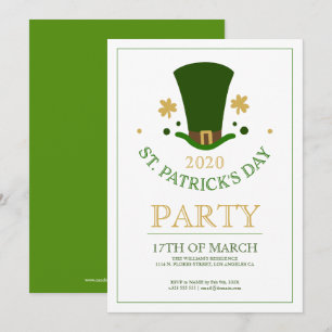 Invitación del partido St.Patricks