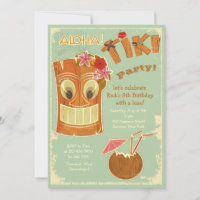 Invitación del partido Tiki Aloha
