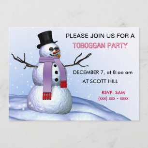 Invitación del partido Toboggan