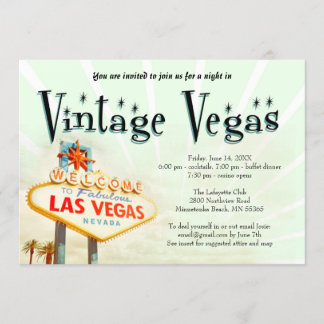 Invitación del partido ventilado de Las Vegas
