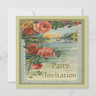 Invitación del Partido Victoriano Vintage