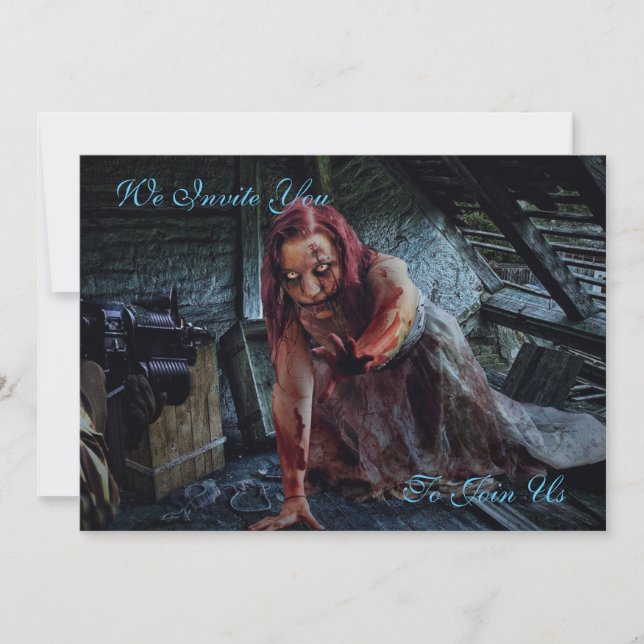 Invitación del partido Zombie Apocalypse (Anverso)