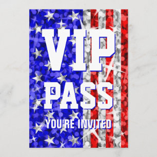 Invitación del PASO de los E.E.U.U. "VIP" del