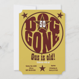 Invitación del perro a desaparecer