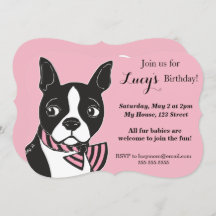 Invitación del Personalizado de cumpleaños rosado 