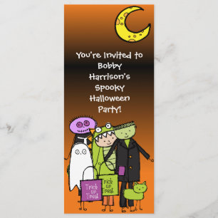 Invitación del personalizado de Halloween