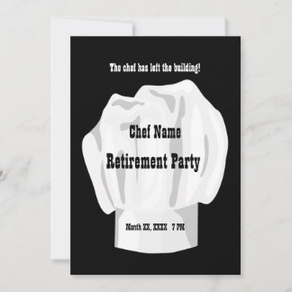 Invitación del Personalizado de Jubilación del Che