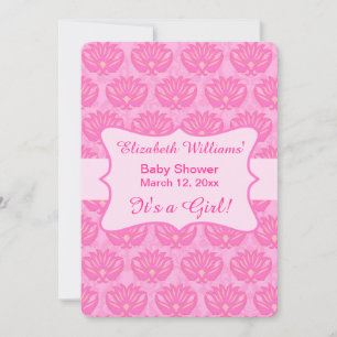 Invitación del Personalizado de la ducha de la beb