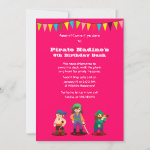Invitación del Personalizado de la fiesta de cumpl