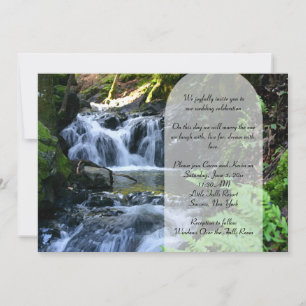 Invitación del Personalizado de Little Waterfall B