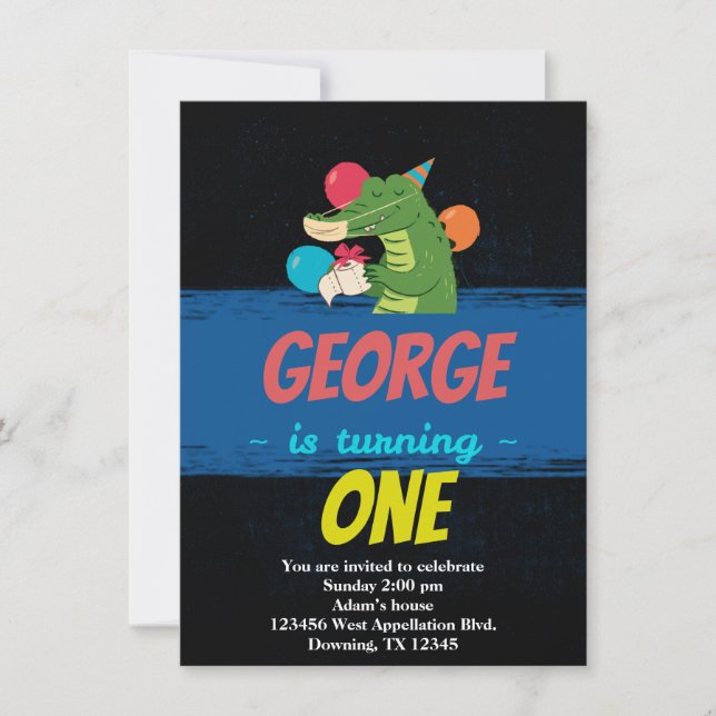 Invitación del Personalizado de papel higiénico pa (Anverso)